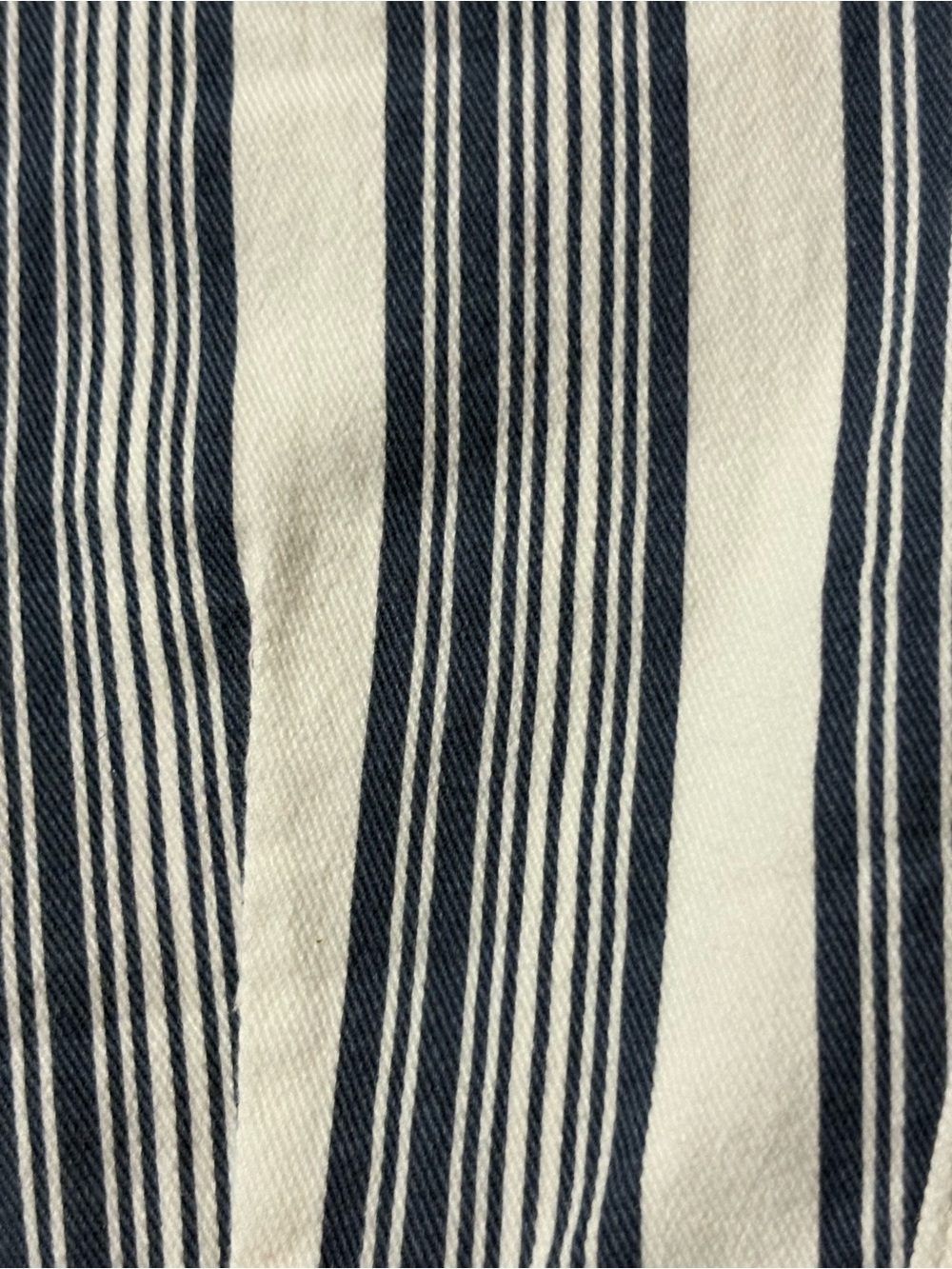 Luvamia High-Rise Wide Leg Barrel Pants-Navy & White Stripes - Picture 11 of 14